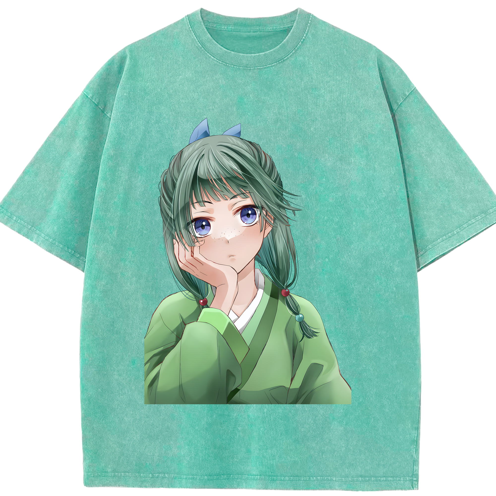 （画像用） 薬屋のひとりごと The Apothecary Diaries 綿100% ヴィンテージ風 半袖Tシャツ（フロントプリント）